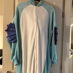 Large/ X-large seahorse onesie